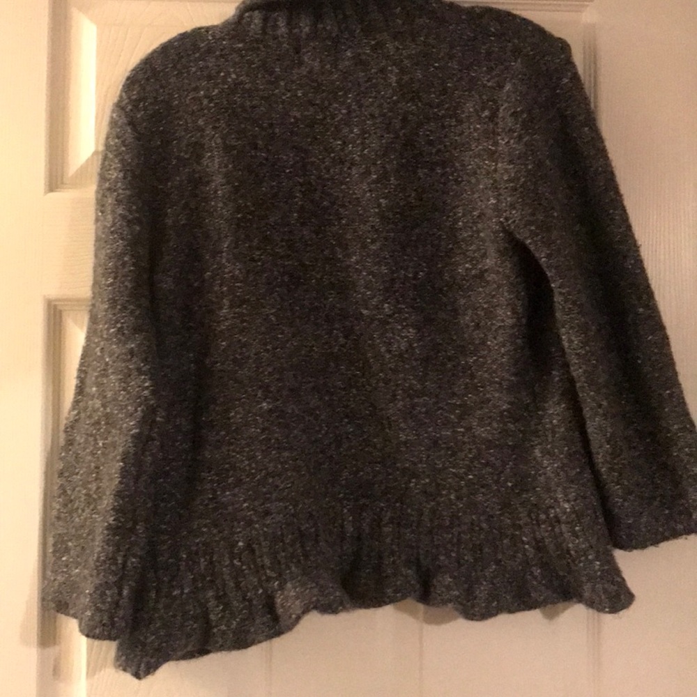 Ruby Rd. Chunky gray sweater - Picture 4 of 4